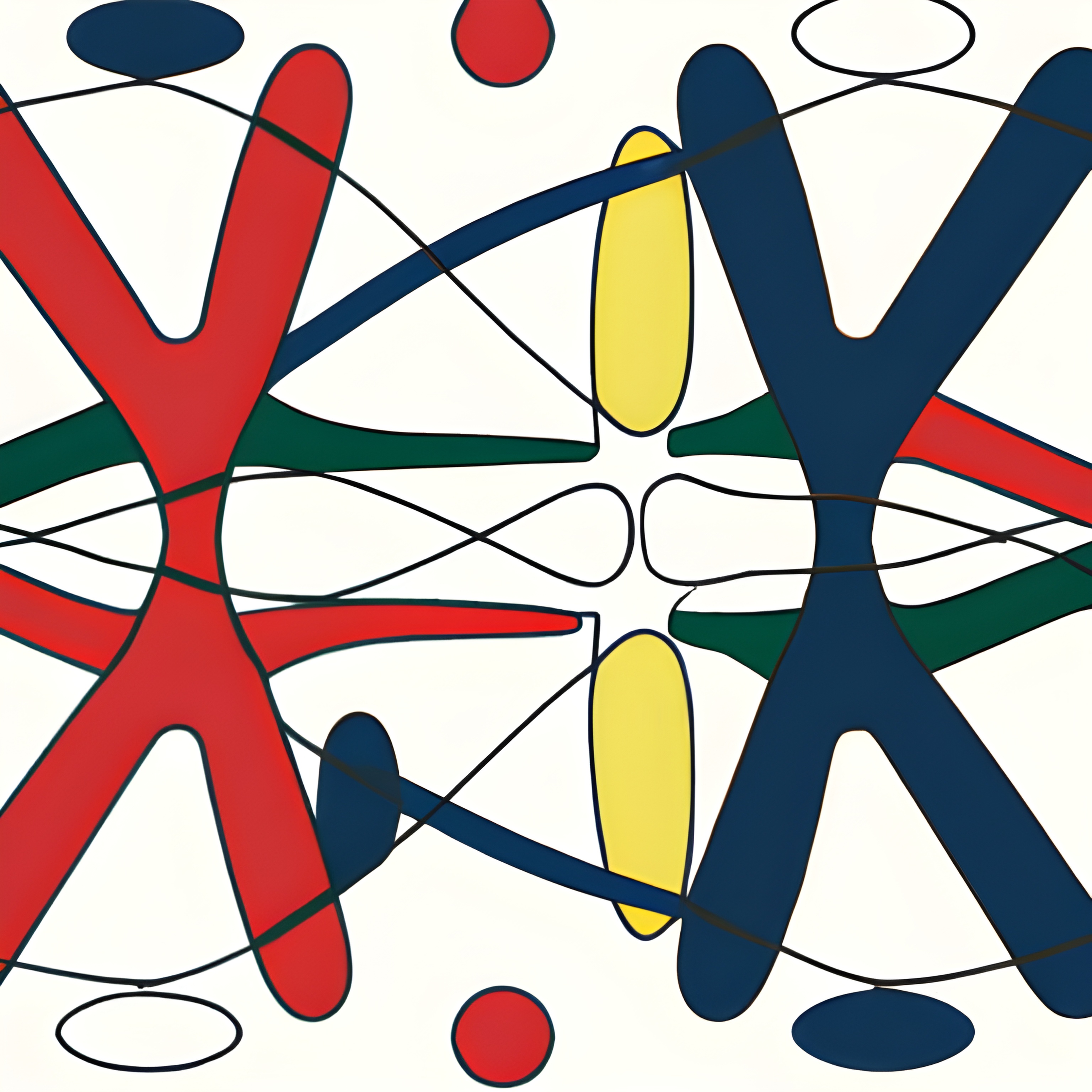 AI generated image of a calibrated submanifold